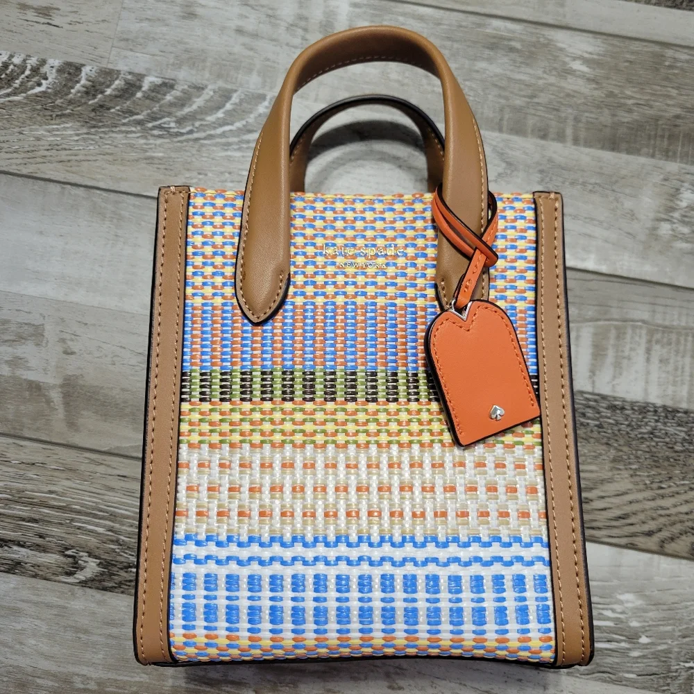 Kate Spade Manhattan Striped Mini Tote